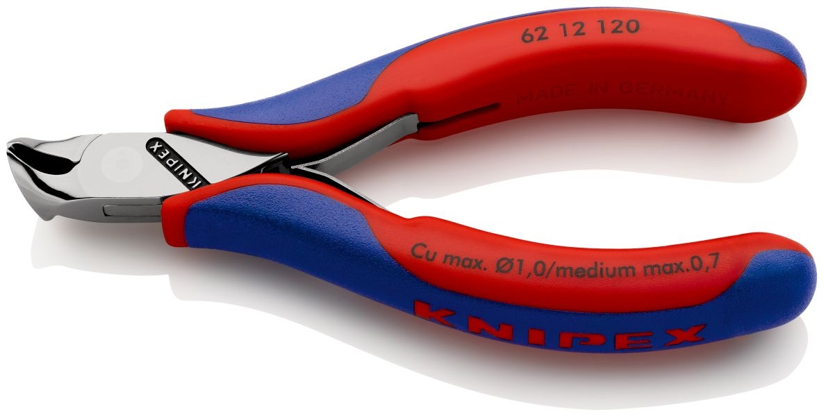 Knipex 62 12 120 Elektronica-voorsnijtang met schuine kop 120 mm