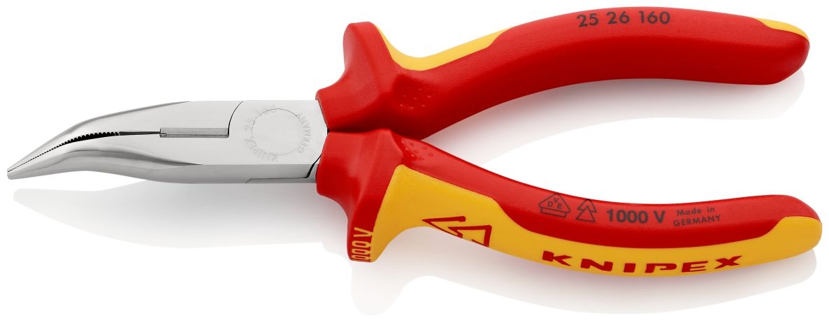Knipex 25 26 160 VDE Platspitse tang met zijsnijder 160 mm