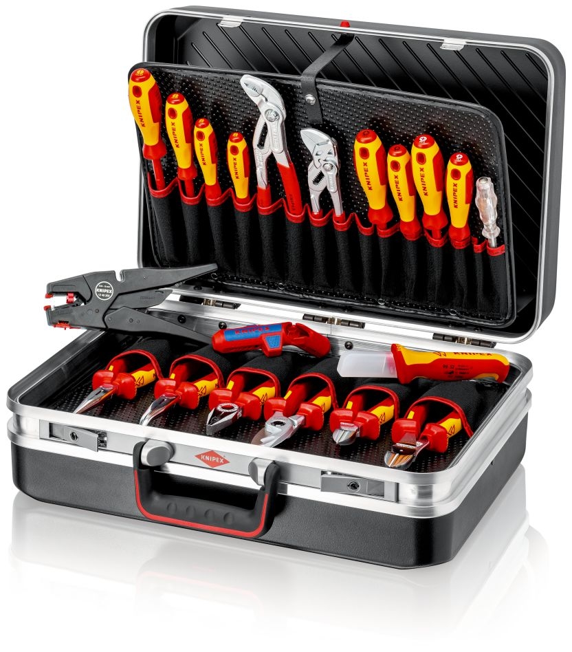 Knipex 00 21 20 Gereedschapskoffer "Vision24" Electro 20-delig