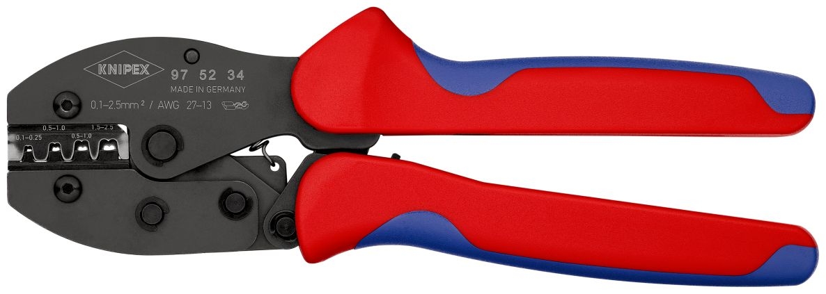 Knipex 97 52 35 SB Krimp hefboomtang geïs.open stekker 220 mm