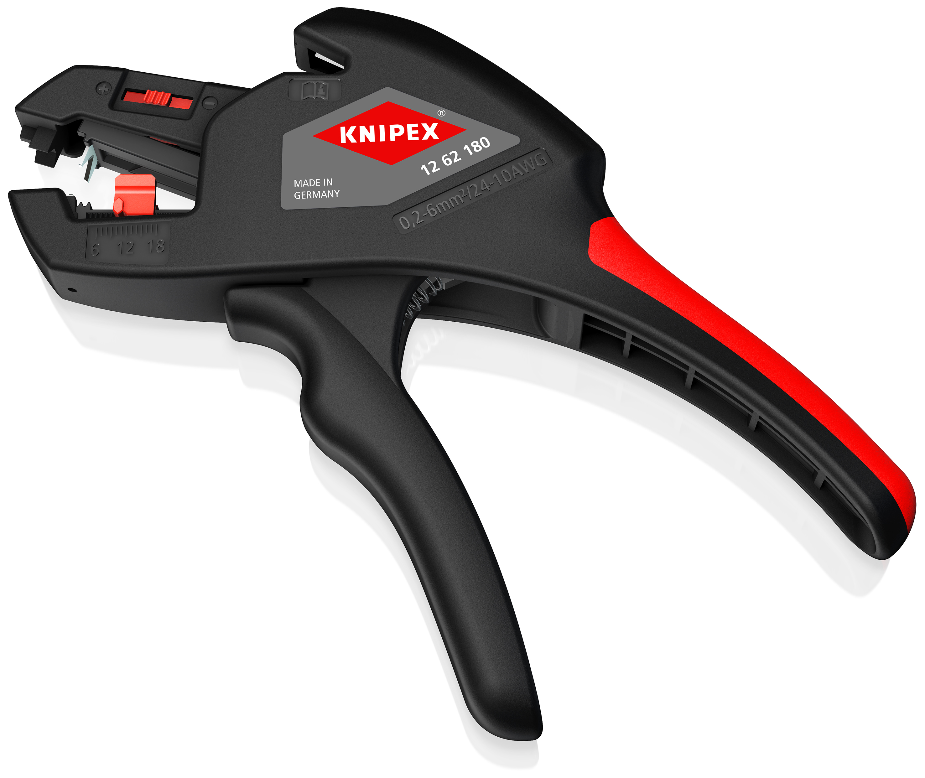 Knipex 12 62 180 Automatische afstriptang 180 mm