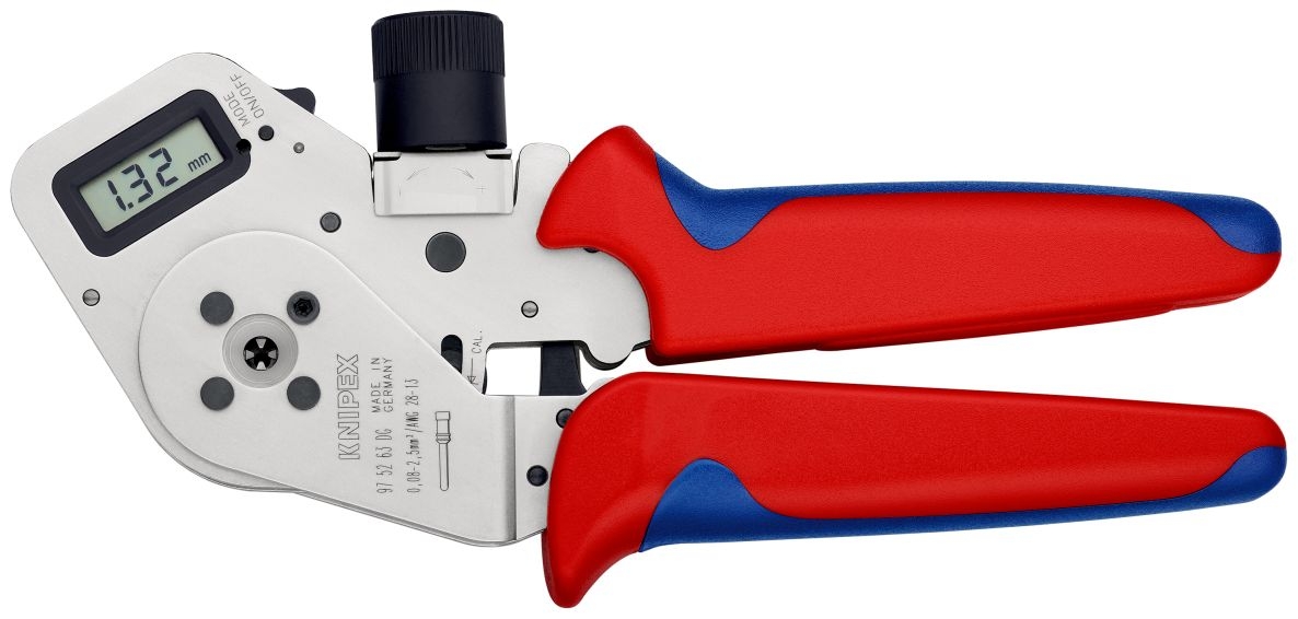 Knipex 97 52 63 DG Vierdoornkrimptang voor gedraaide contacten