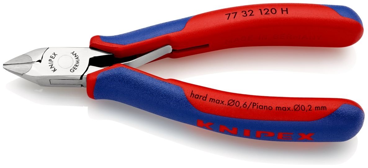 Knipex 77 32 120 H Elektronica-zijsnijtang 120 mm met snijkant uit hard metaal