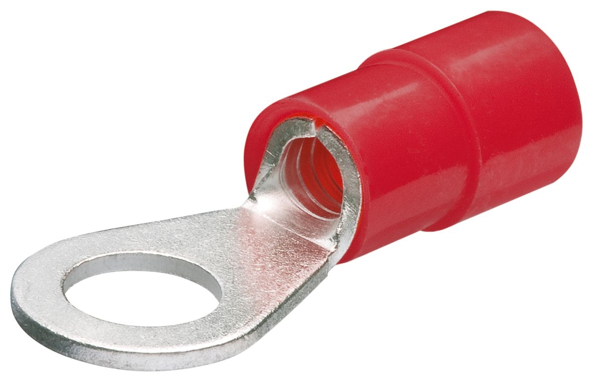 Knipex 97 99 170 Kabelschoenen, ringvorm 200 stuks 3 mm kabel 0.5-1.0 mm2 (Rood)