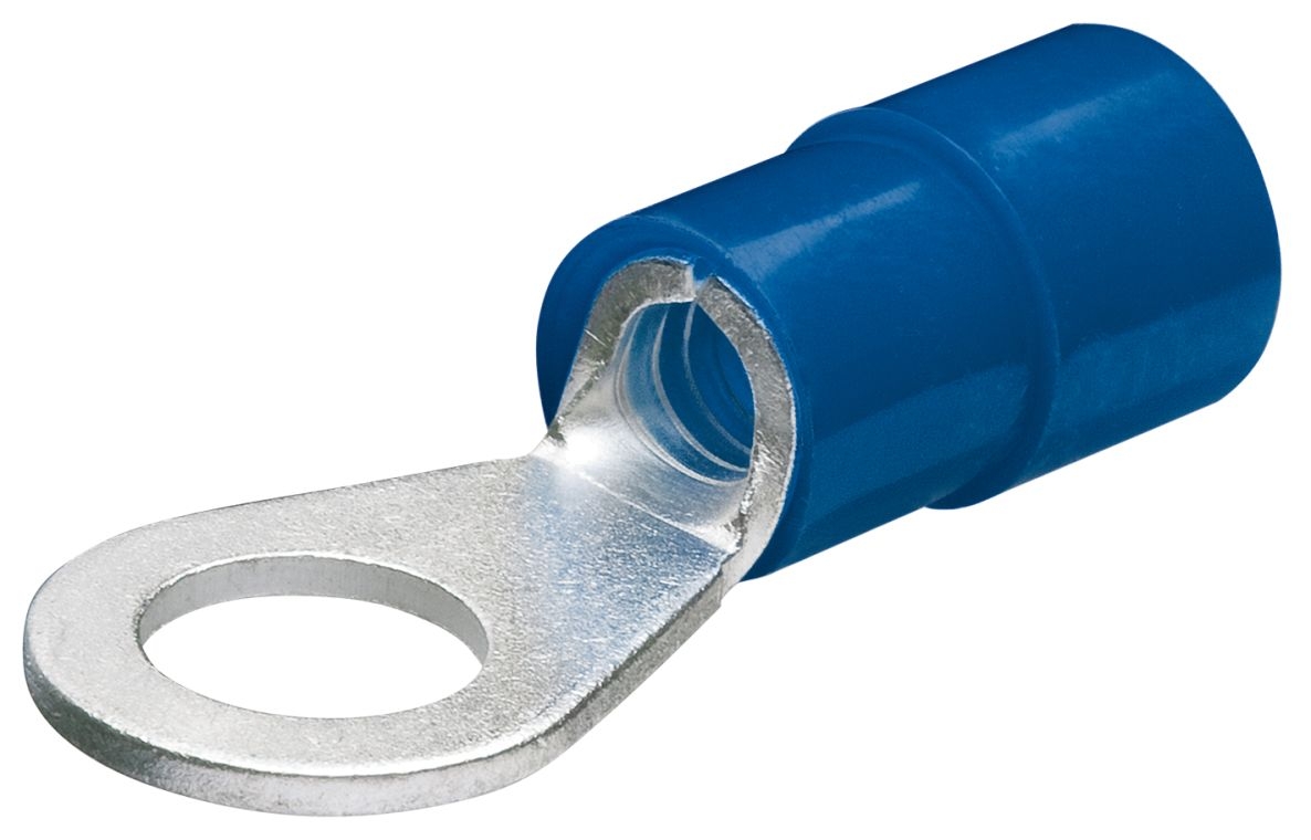 Knipex 97 99 176 Kabelschoenen, ringvorm 100 stuks 8 mm kabel 1.5-2.5 mm2 (Blauw)