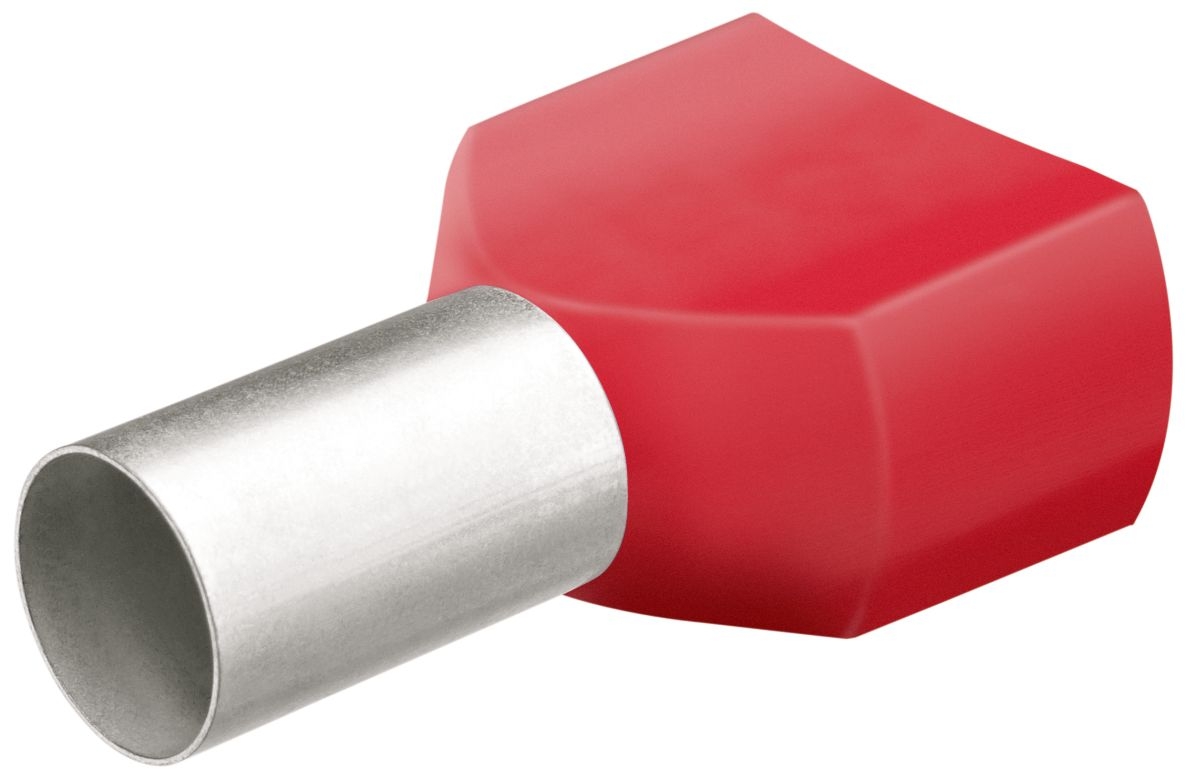 Knipex 97 99 372 Tweeling adereindhulzen 200 Stuks AWG 218 (Rood)