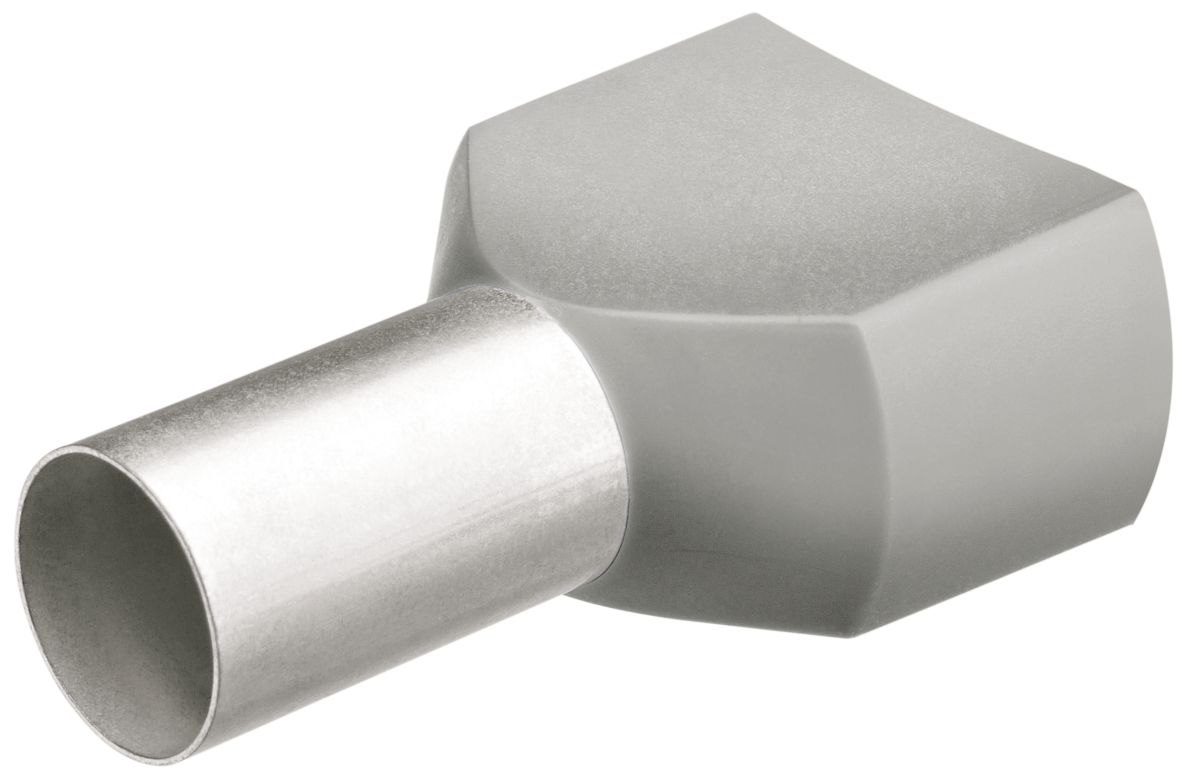 Knipex 97 99 375 Tweeling adereindhulzen 100 stuks AWG212 (Grijs)