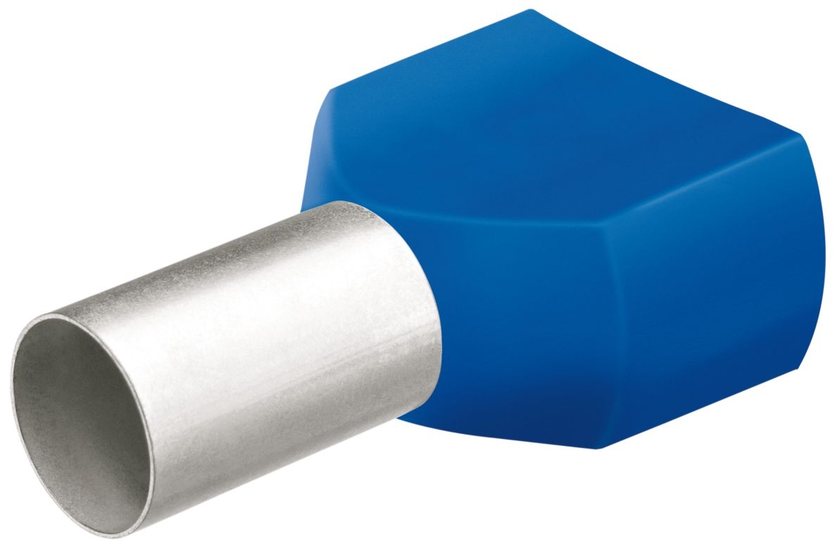 Knipex 97 99 378 Tweeling adereindhulzen 25 stuks AWG26 (Blauw)