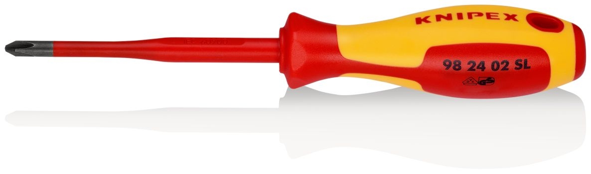 Knipex 98 24 02 SL VDE Schroevendraaier (Slim) Philips PH2