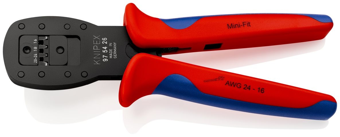 Knipex 97 54 26 Krimptang voor miniatuurstekkers Mini-Fit® van Molex LLC