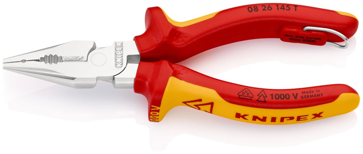 Knipex 08 26 145 T VDE Spitse kombitang 145 mm