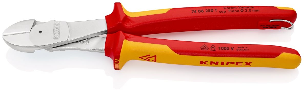 Knipex 74 06 250 T VDE Kracht-zijsnijtang 250 mm