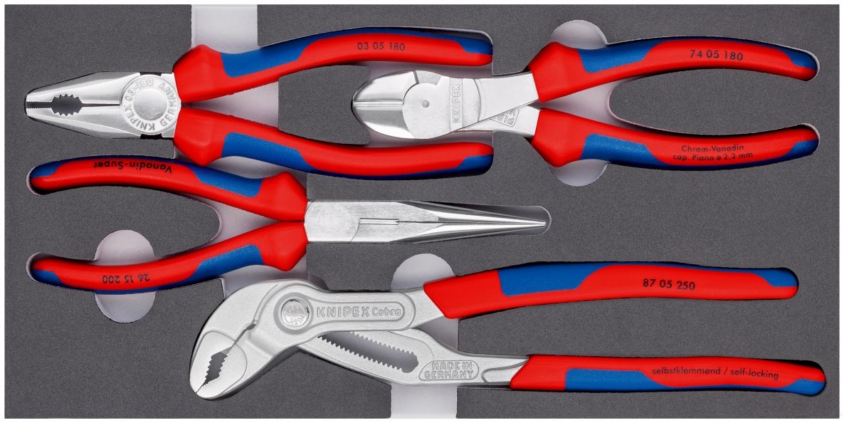 Knipex 00 20 01 V17 Tangenset 4-delig