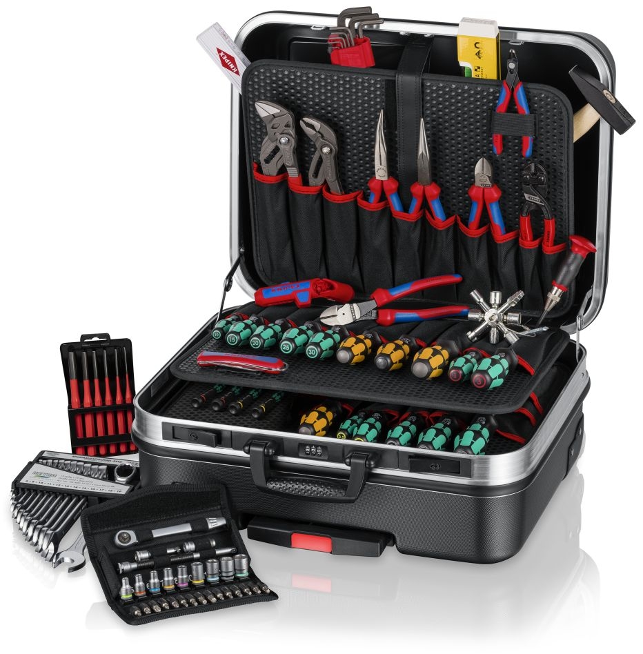 Knipex 00 21 06 M Gereedschapskoffer gevuld “BIG Basic Move” Mechanica 90-delig