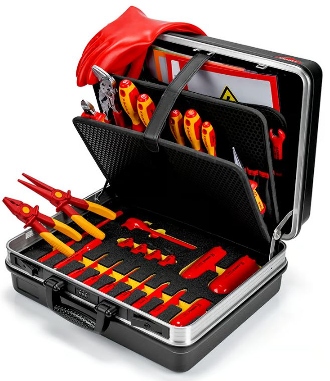 Knipex 00 21 05 EV "Basic" E-Mobility Gereedschapskoffer 34-delig