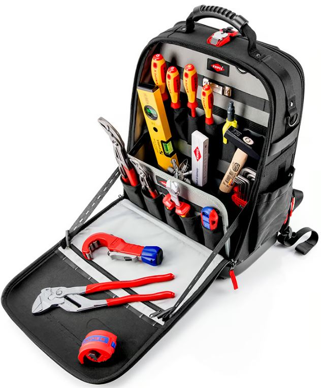 Knipex 00 21 50 S Modular X18 Sanitair Gereedschapsrugzak 17-delig