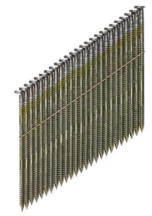 DeWalt Accessoires DNW28R63E Spijkers geringd helder 33° 2,8x63 mm 2200 Stuks