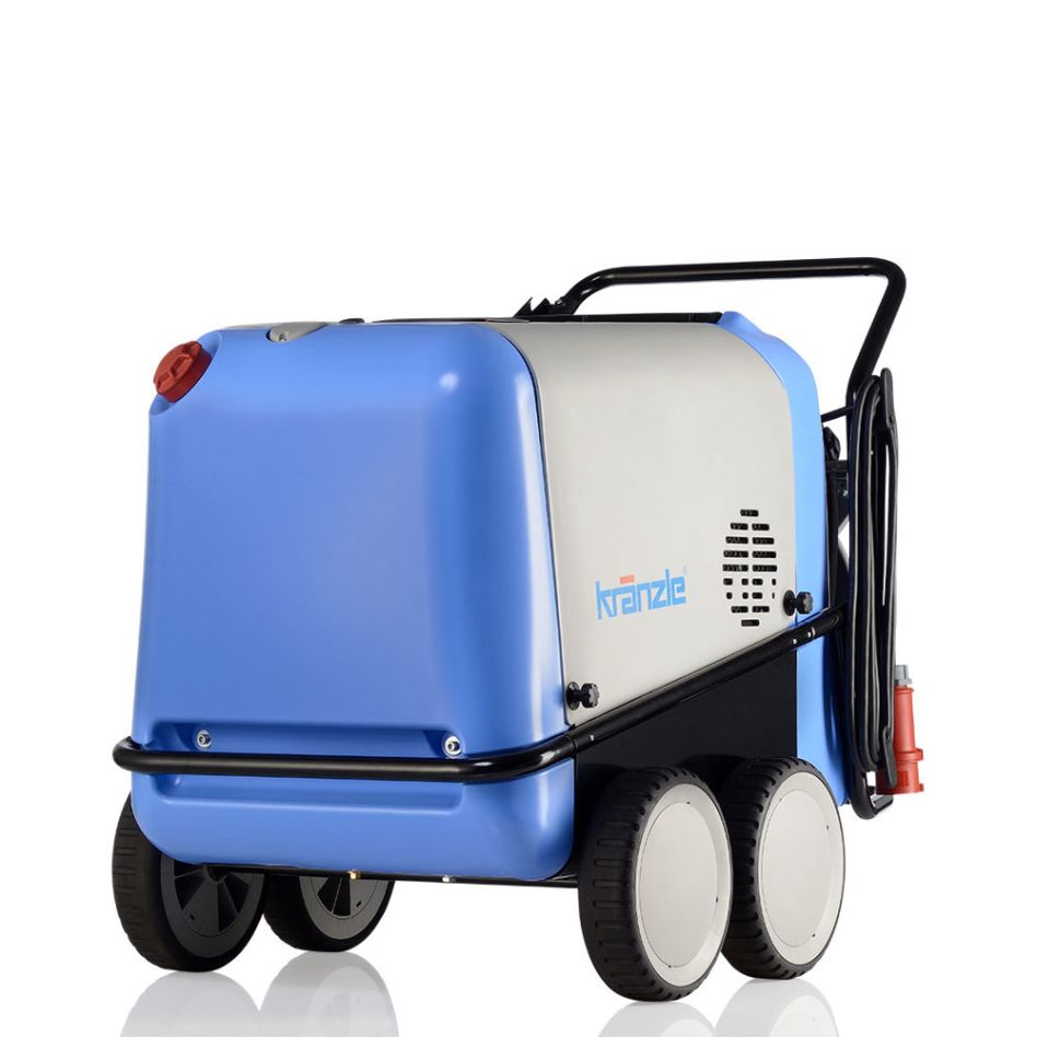 Kränzle 63882.0 Therm-RP 1600 Warmwater Hogedrukreiniger + automatische oproller steeknippel D12
