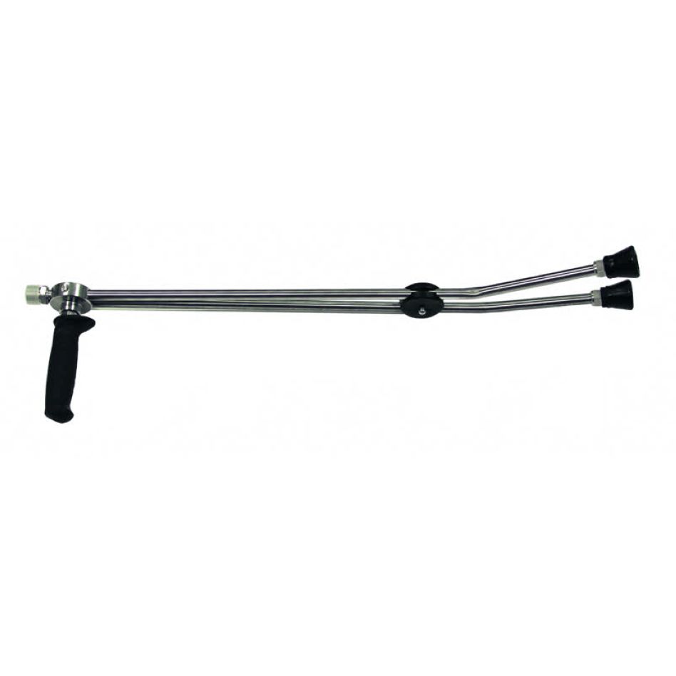 Kränzle Accessoires 12131.1 Dubbellans 660 mm met draaihandgreep inox M22 diep