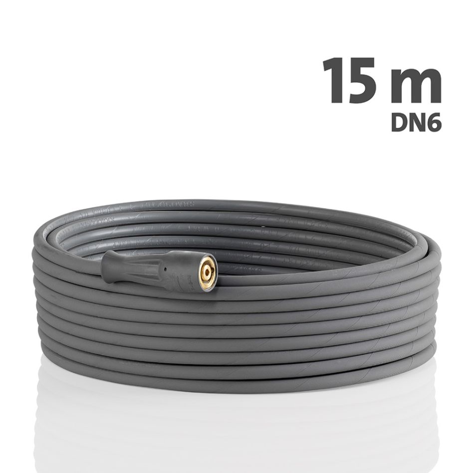 Kränzle Accessoires 40170.1 HD slang 15m DN 6 grijs/blauw KR 145T-160T-1150T-1151T-...