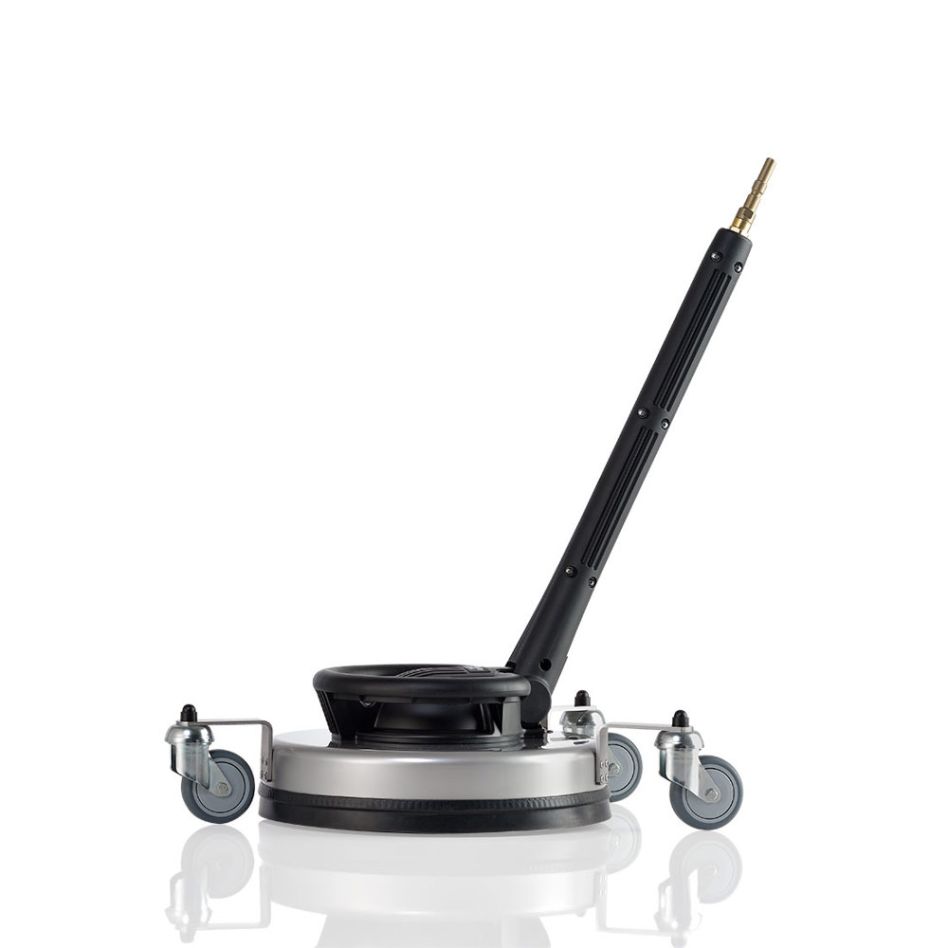 Kränzle Accessoires 41891 Roundcleaner UFO lang RVS 350 mm met wielen en D12 snelkoppeling nozzlemaat 45