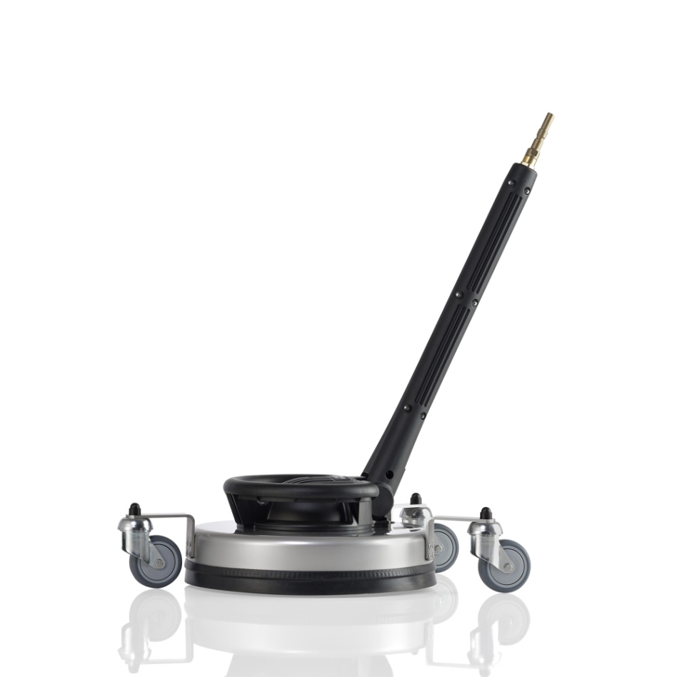 Kränzle Accessoires 41890 Roundcleaner UFO lang RVS 350 mm met wielen en D12 snelkoppeling nozzlemaat 55