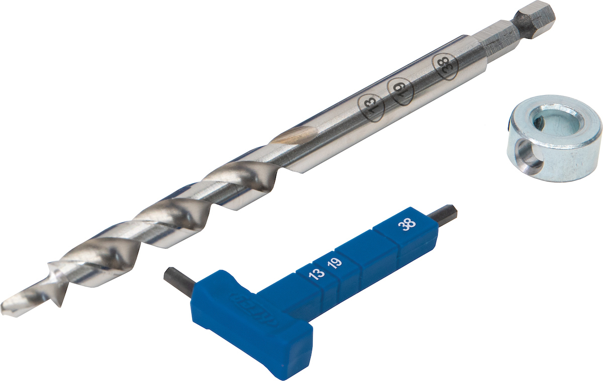 Kreg KPHA308-INT Easy Set Drill Bit met markeringen 13,19 en 38 mm