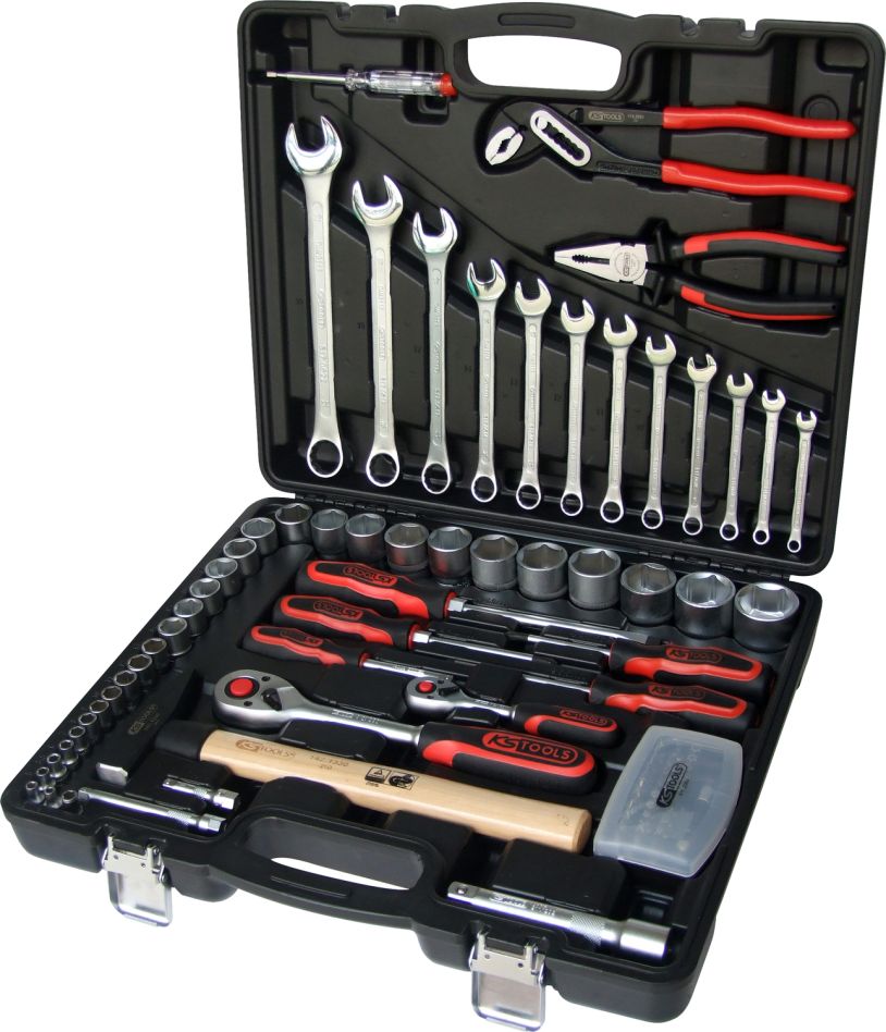 KS Tools 911.0688 1/4"+1/2" Gereedschapset 88-delig