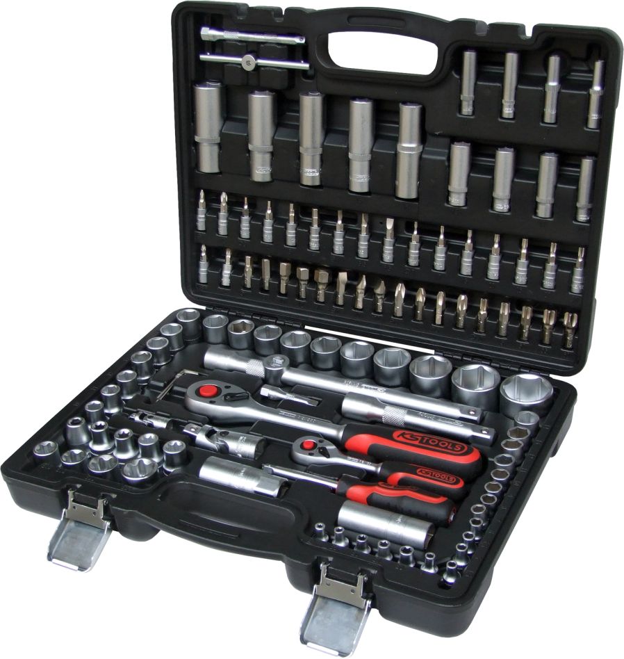 KS Tools 911.0708 1/4"+1/2" Dopsleutelset 108-delig