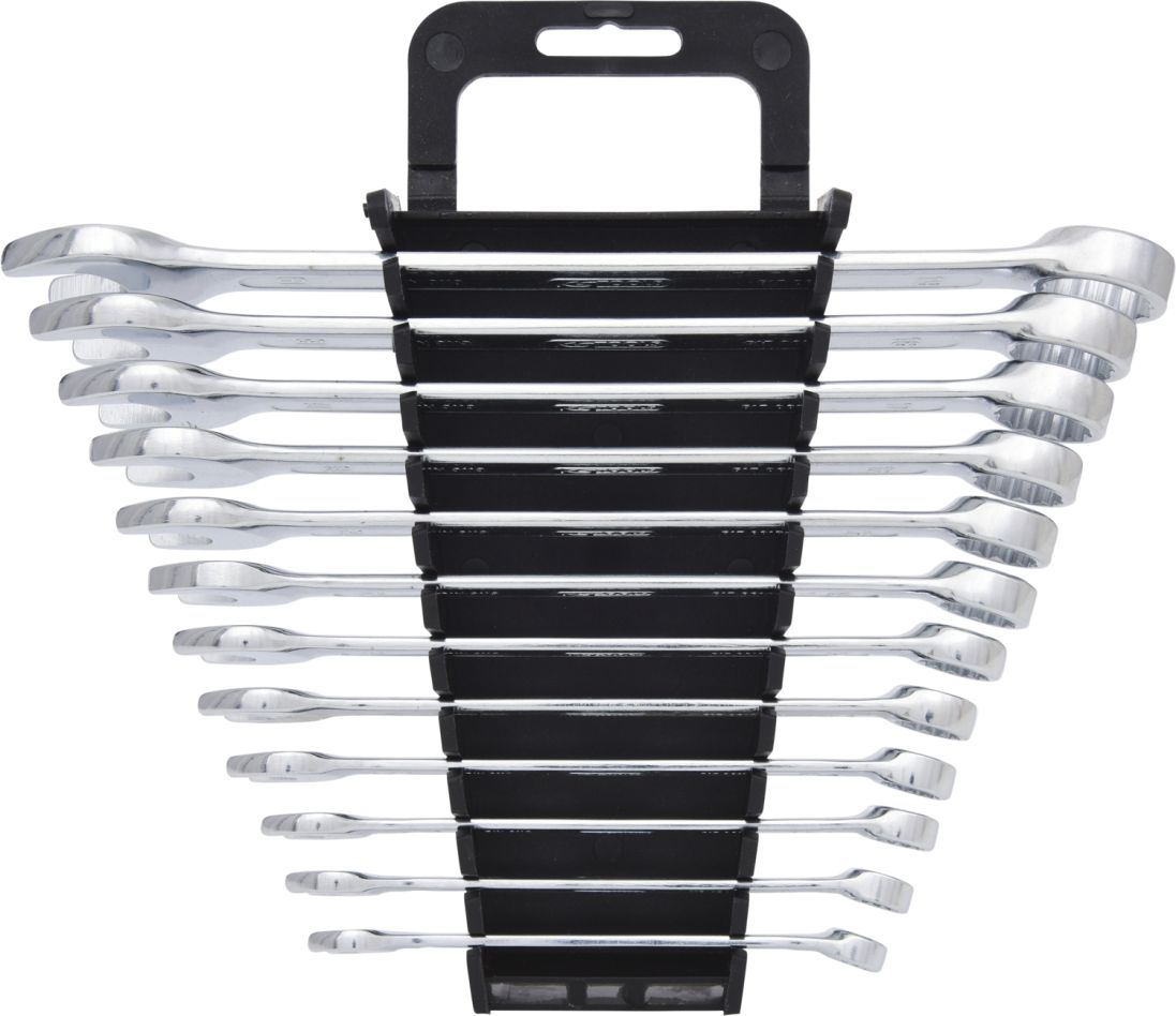 KS Tools 517.0052 Ring-steeksleutelset gebogen 12-delig 8-19mm