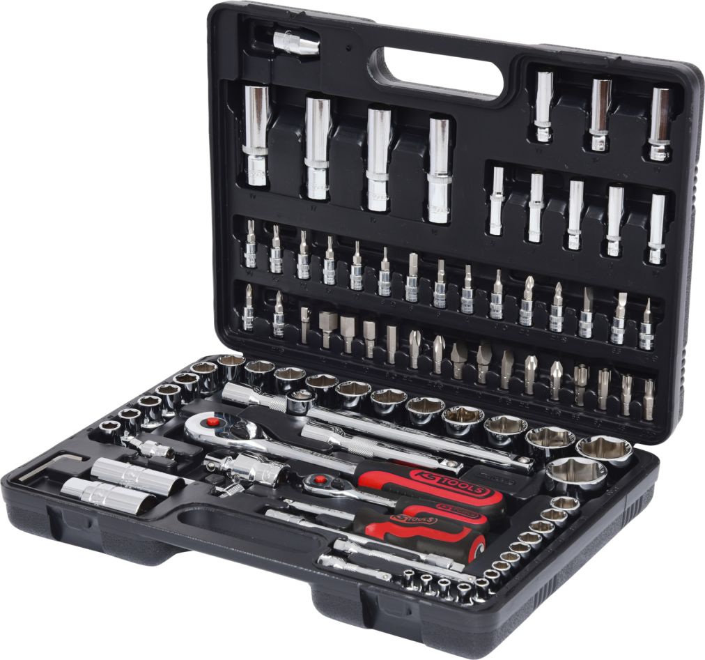 KS Tools 918.0694 1/4"+1/2" CHROMEplus Dopsleutelset 94-delig