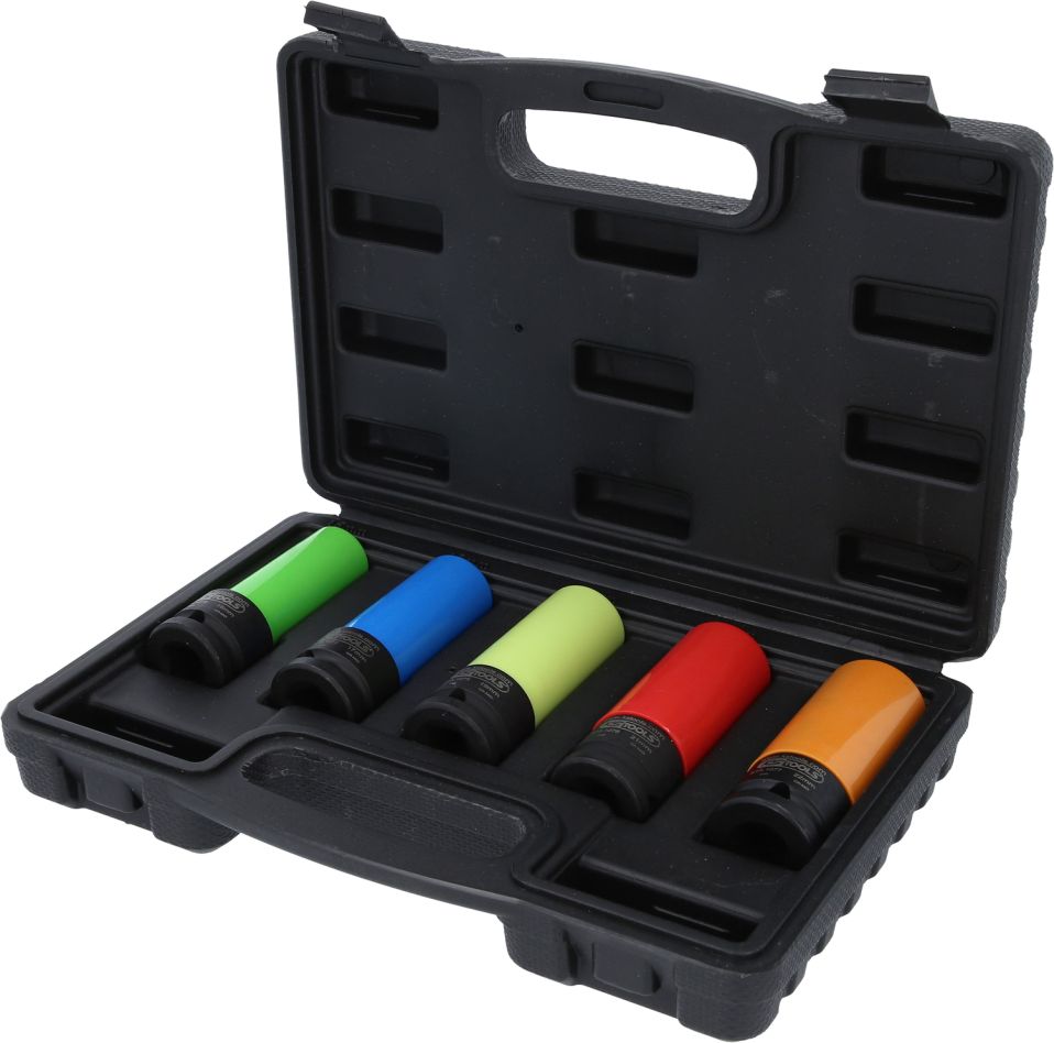 KS Tools 515.0870 1/2" Dopsleutelset, kracht voor alu-velgen, robuust, 5-delig