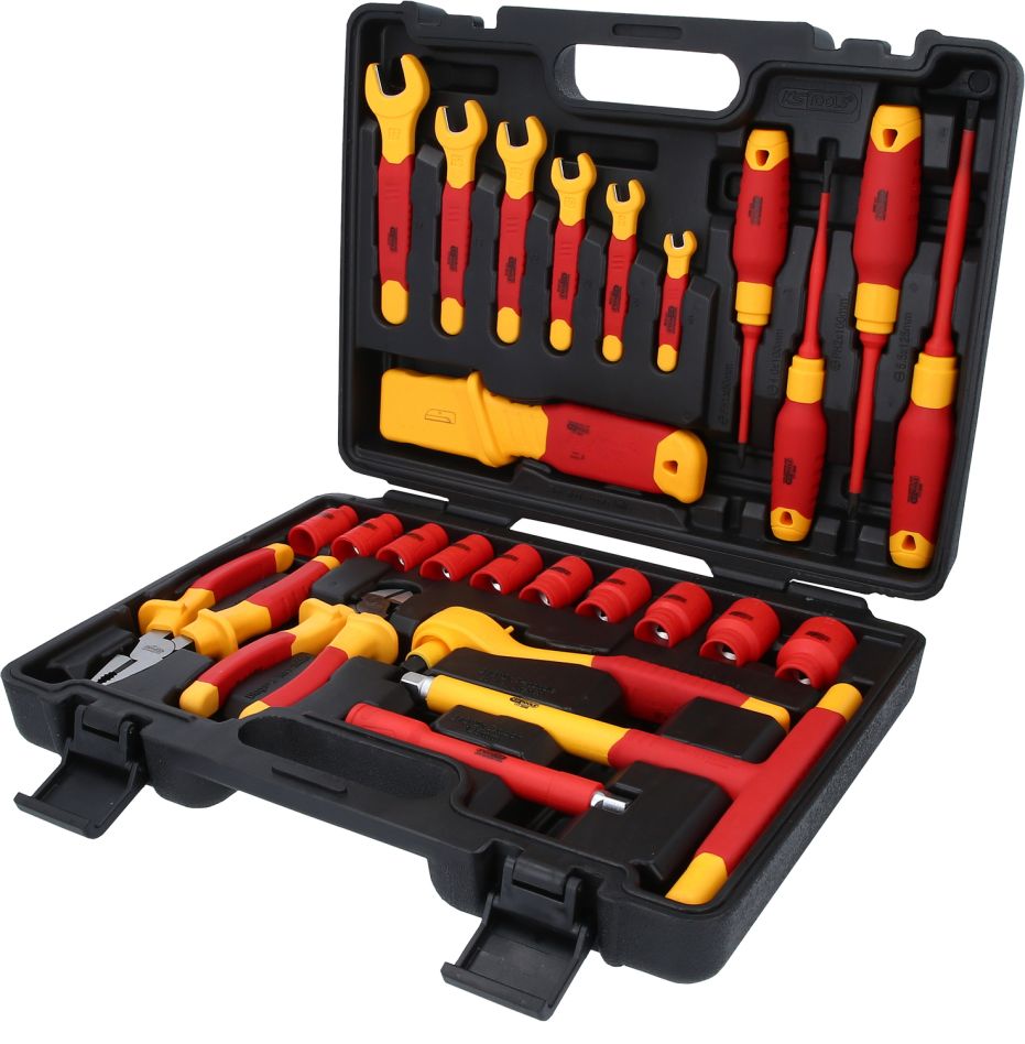 KS Tools 117.1895 Geïsoleerde Gereedschapsset voor hybride- en elektrische voertuigen 26-delig