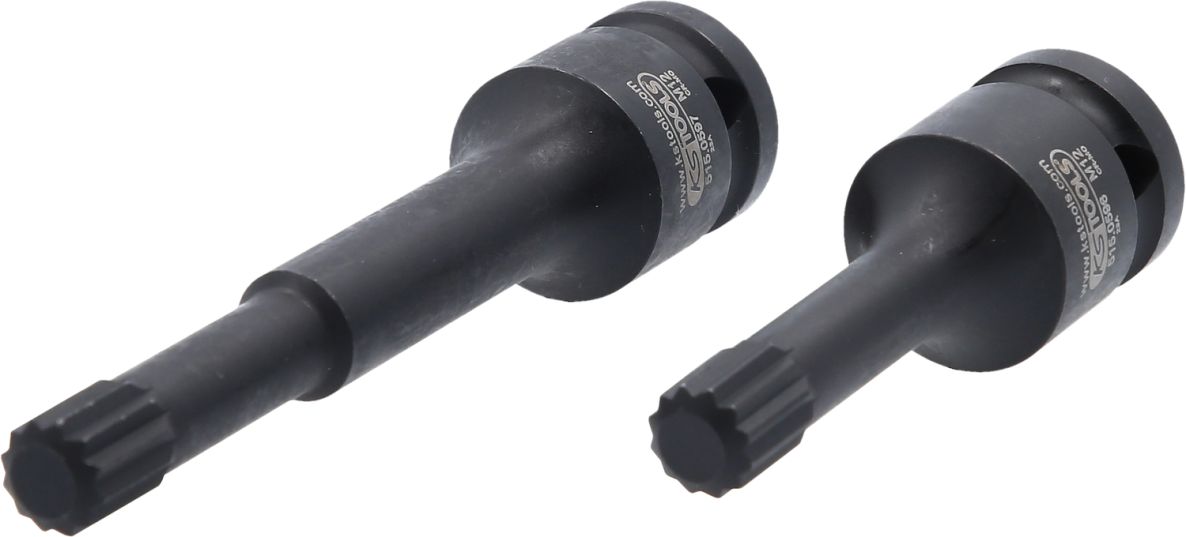 KS Tools 515.0595 1/2" Bit-dopsleutelset XZN, kracht, 2-delig