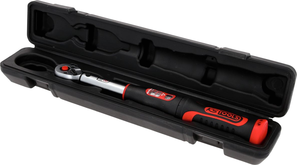 KS Tools 516.9012 1/4" INFINITOOL Momentsleutel met omschakelbare ratelkop 5-25 Nm