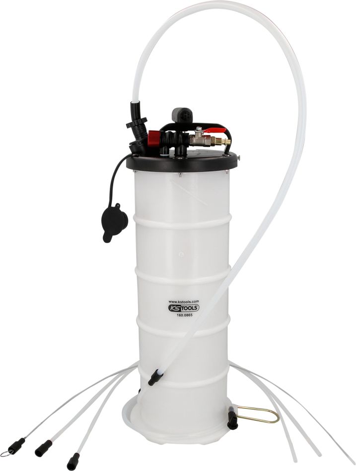 KS Tools 160.0865 6,5 liter Vacuüm afzuigpomp met 4 sonden