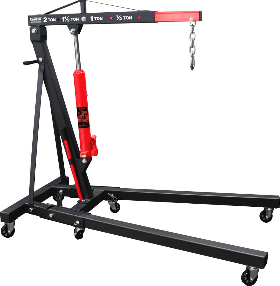 KS Tools 160.1290 performance Werkplaatskraan inklapbaar 2000 kg