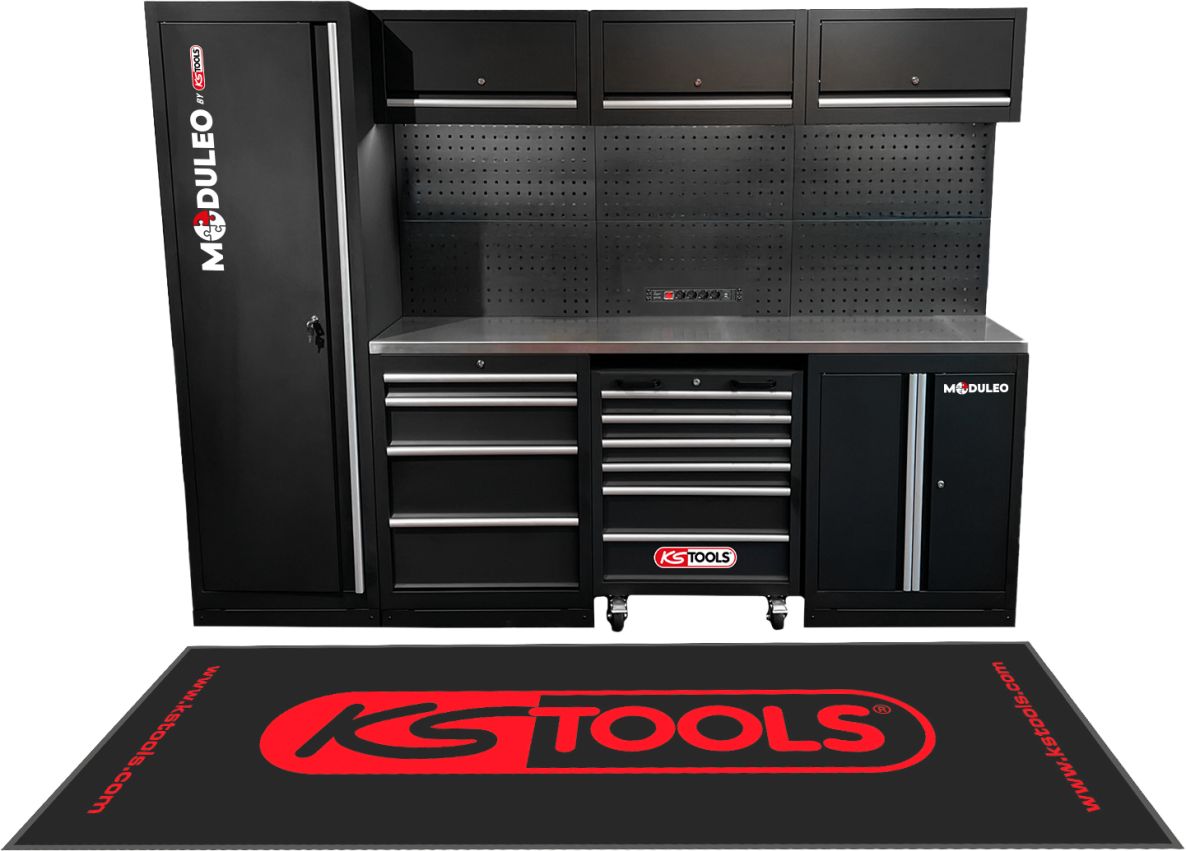 KS Tools 866.6000 Werkplaatskastsysteem, RVS-plaat