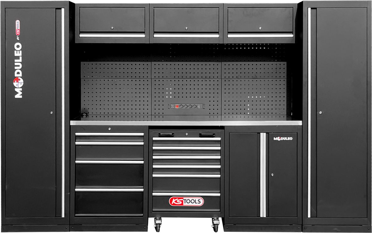 KS Tools 866.6205 Werkplaatskastsysteem recht 3240 x 500 mm