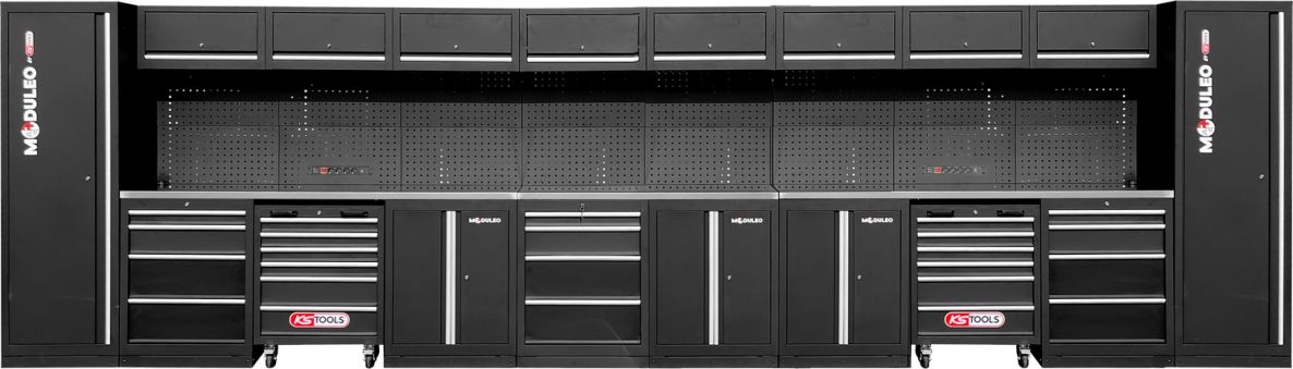 KS Tools 866.6245 Werkplaatskastsysteem recht 6640 x 500 mm variant 1