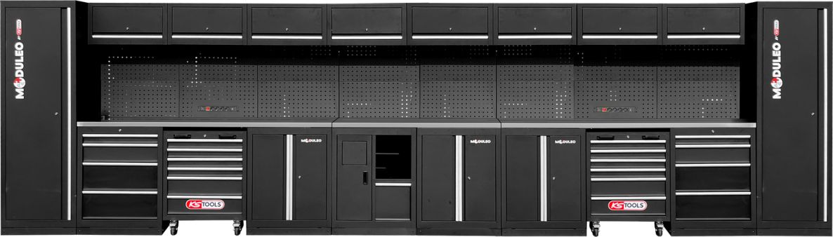 KS Tools 866.6250 Werkplaatskastsysteem recht 6640 x 500 mm variant 2