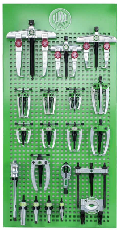 KUKKO WT-1-INDUSTRIE Universele Trekkerassortiment Industrie op wandbord 21-delig