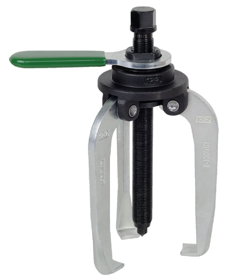 Kukko 12-2 Alligator 3-armige trekker 150 x 125 mm met vaste trekpoten en antislipinrichting