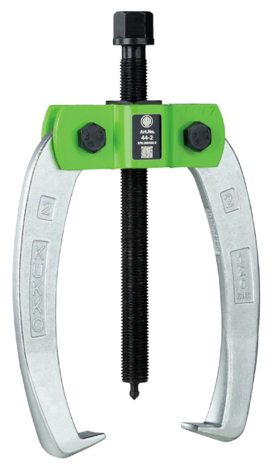 44-2 2-armige industri&euml;le trekker 120 x 120 mm met krachtoverbrengende en zelfcentrerende trekpoten