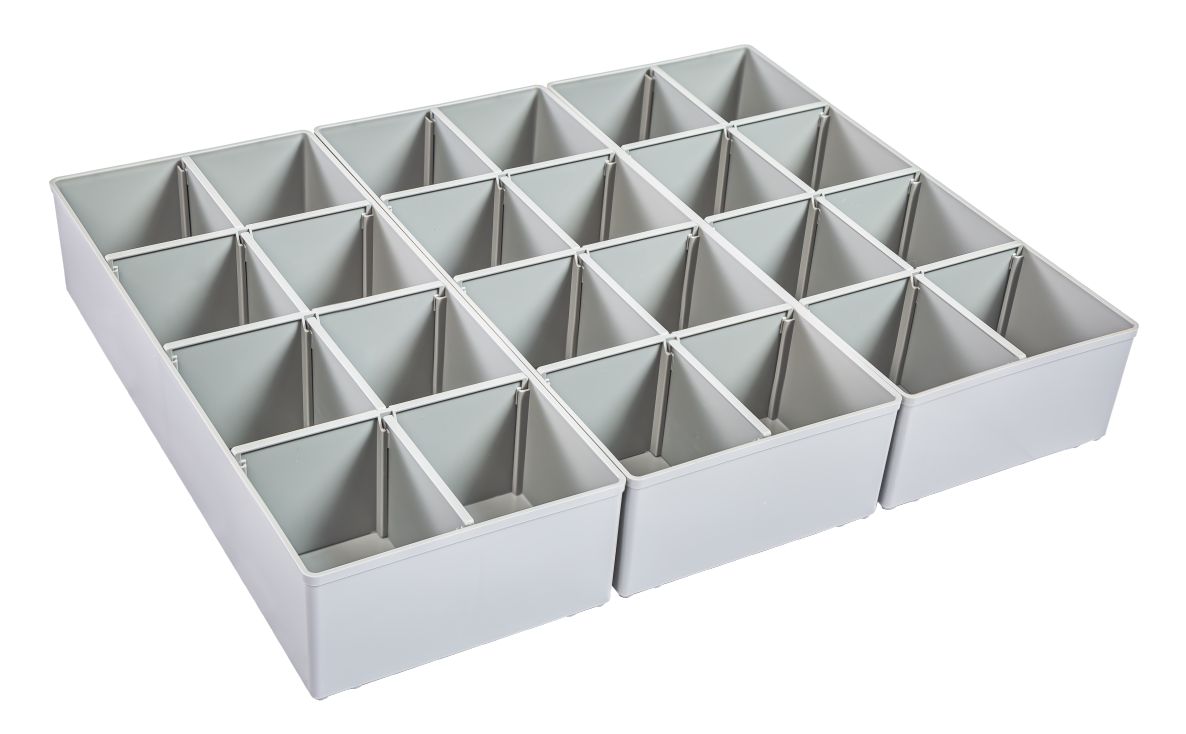 L-Boxx 6000012259 Inzetbox K3 grijs BSS