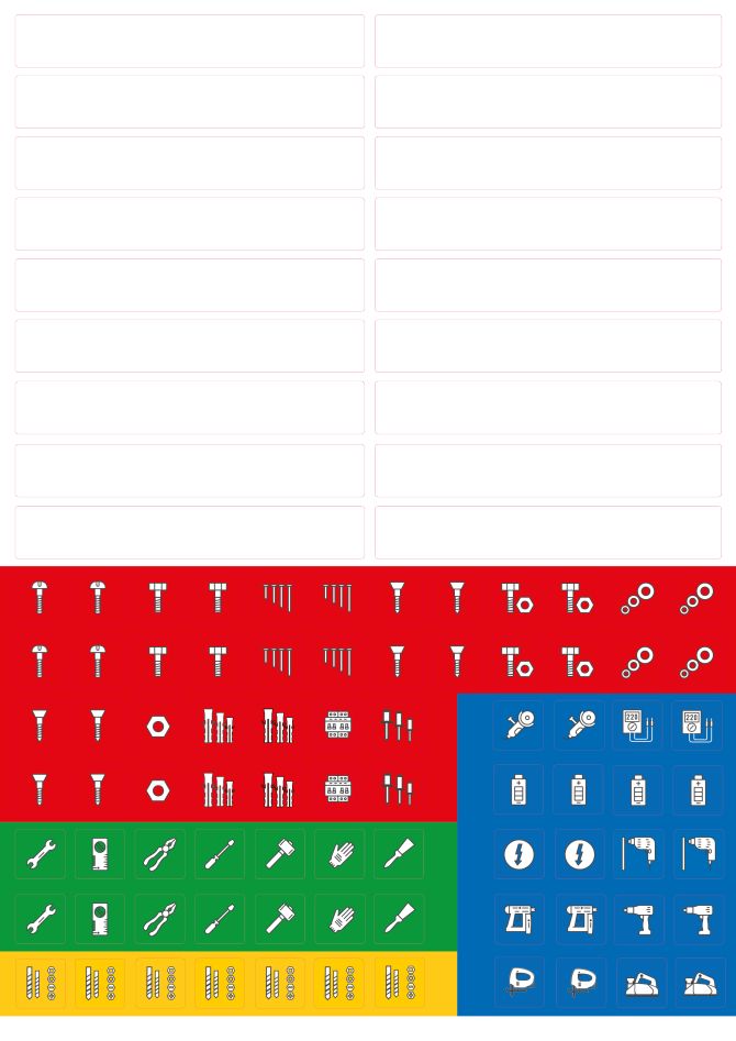 L-Boxx 6100000403 Etikettenset BSS