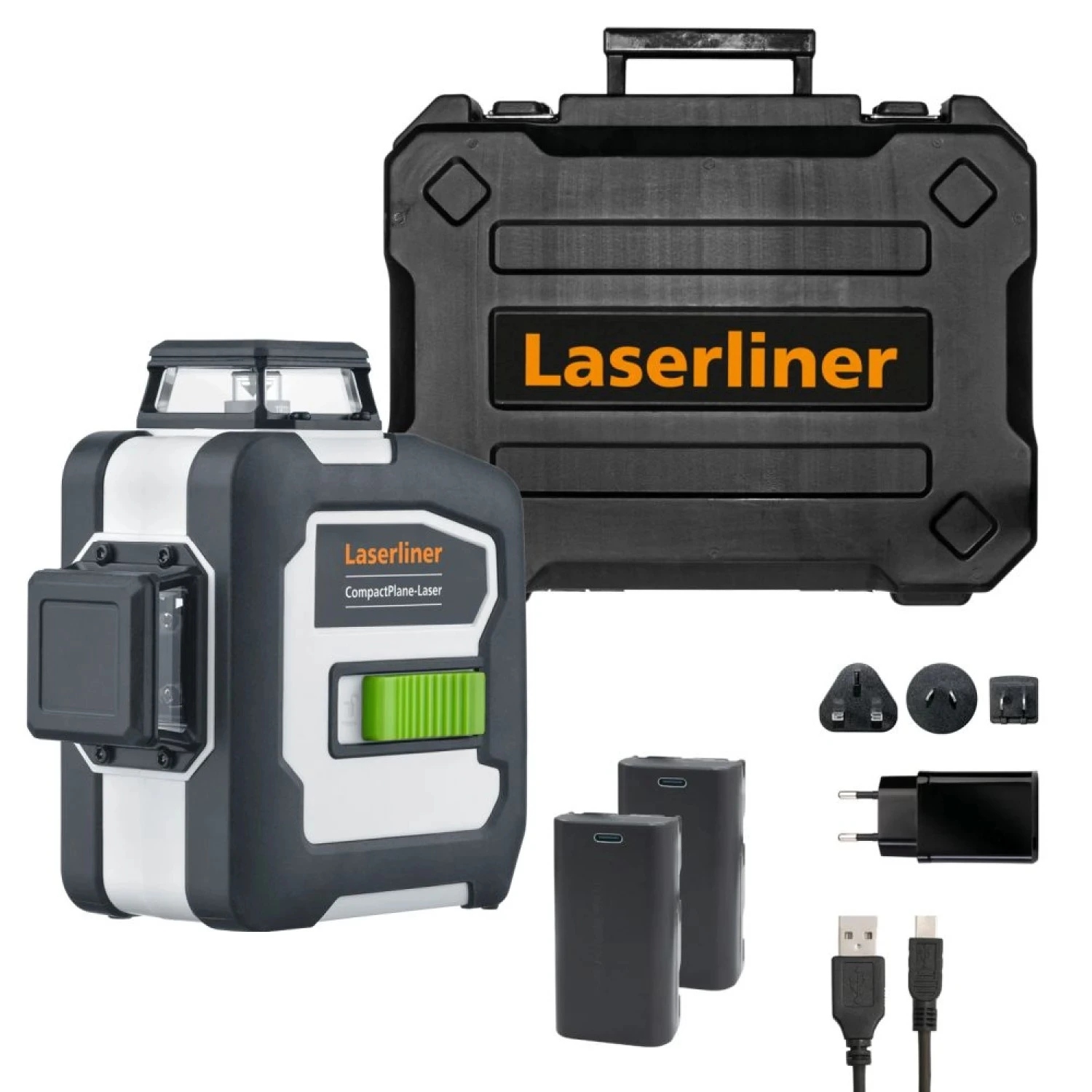 Laserliner 036.295A CompactPlane-Laser 3G Pro 360° Lijnlaser groen