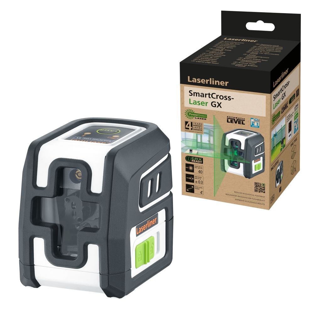 Laserliner 036.730E SmartCross-Laser GX kruislijnlaser groen