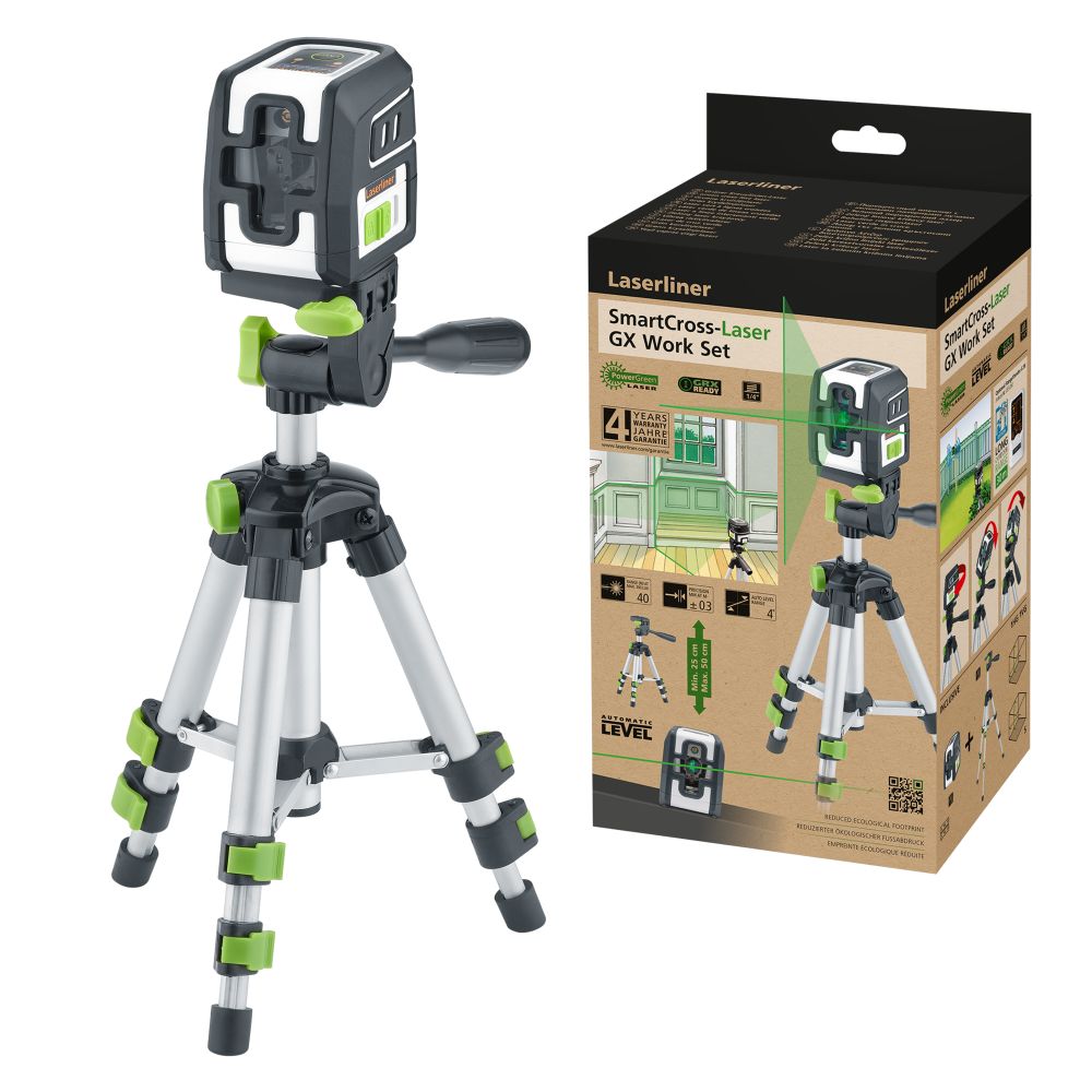 Laserliner 036.733E SmartCross-Laser GX Kruislijnlaser Groen