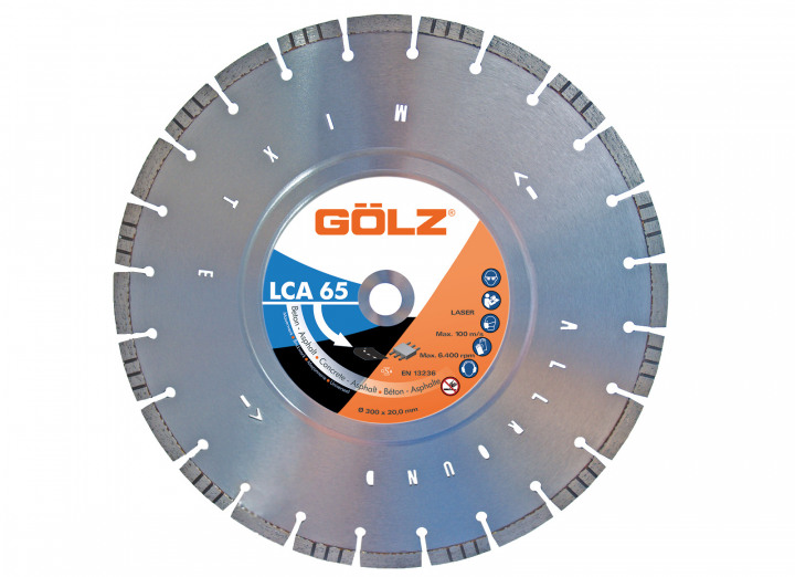 Gölz LCA65351 LCA65 Diamantzaagblad Beton/Asfalt 350 x 25.4 mm